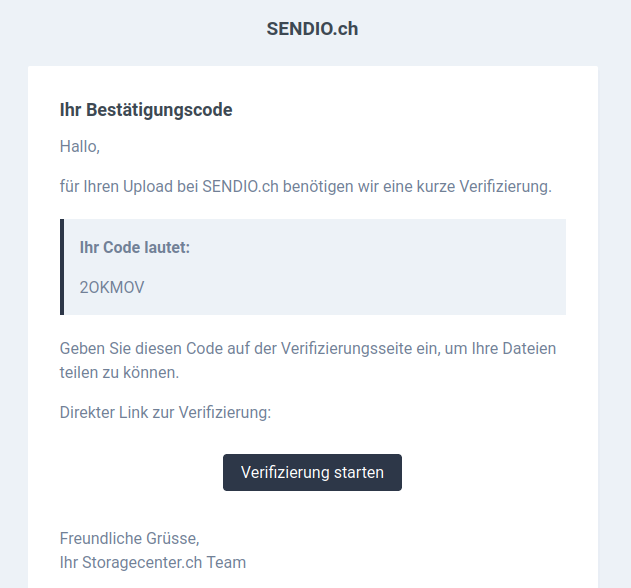 Verifizierungs-E-Mail