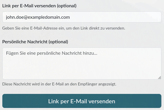E-Mail versenden